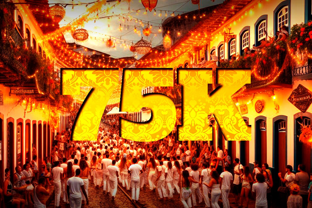 75.000 seguidores no Instagram!