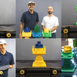 SMIT – Fab Lab Livre SP e o Skatista Bob Burnquist apresentam Troféu com impressão 3D numa parceria entre a Secretaria Municipal de Inovação e Tecnologia e o Instituto Skate Cuida