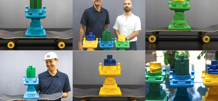 SMIT – Fab Lab Livre SP e o Skatista Bob Burnquist apresentam Troféu com impressão 3D numa parceria entre a Secretaria Municipal de Inovação e Tecnologia e o Instituto Skate Cuida