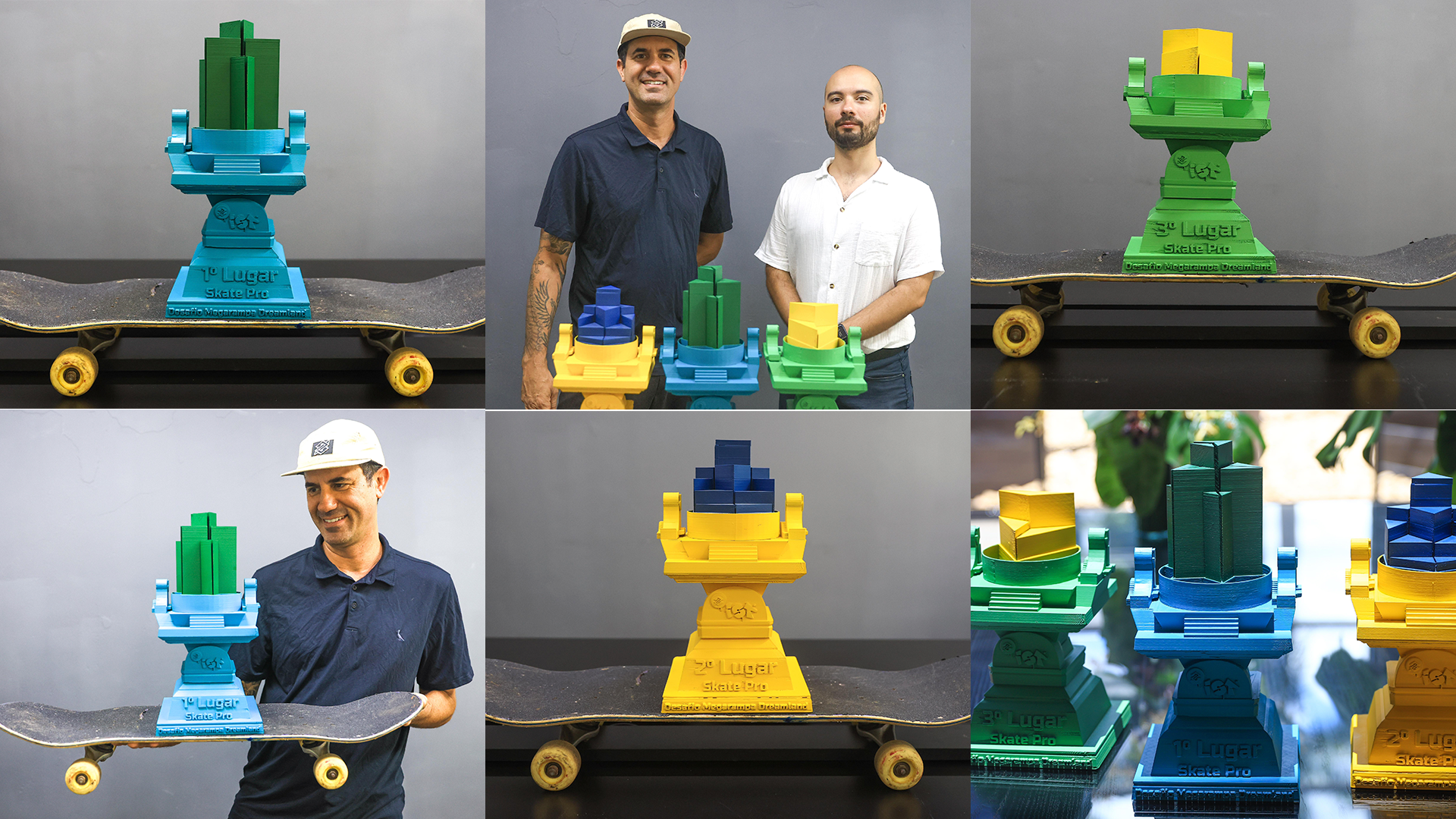 SMIT – Fab Lab Livre SP e o Skatista Bob Burnquist apresentam Troféu com impressão 3D numa parceria entre a Secretaria Municipal de Inovação e Tecnologia e o Instituto Skate Cuida